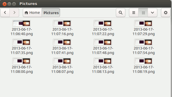 screenshots in Ubuntu Saved to Ppictures folder