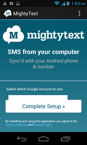 Sync Android SMS Gmail Setup