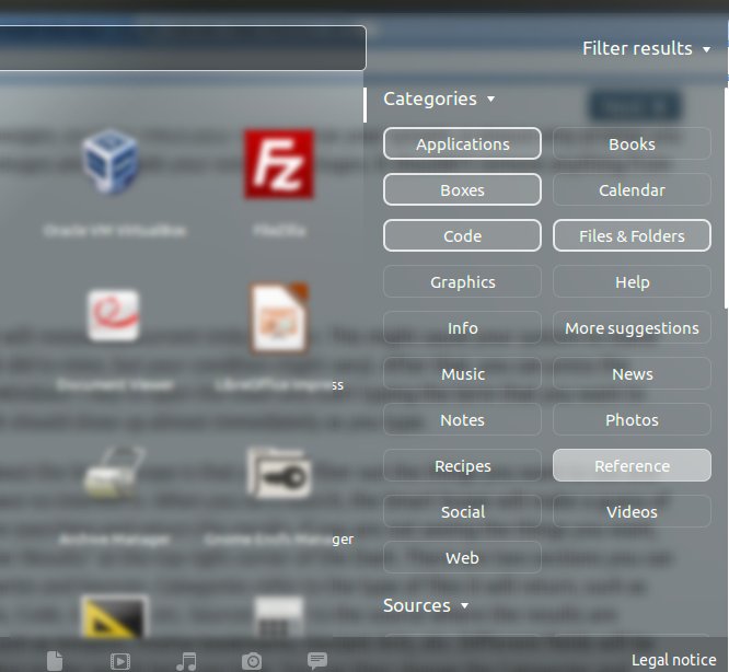 Unity Smart Scopes Filter Categories