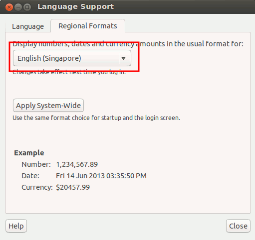 ubuntu-change-number-formats