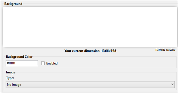 Background settings background-settings