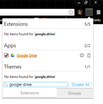 searching-SimpleExtManager