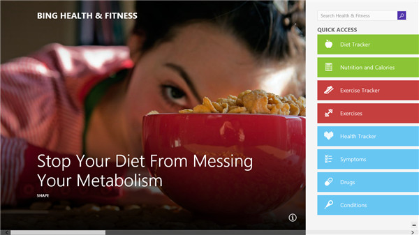 Bing Health & Fitness app bing-health-and-fitness-app