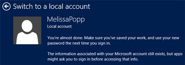 Confirm switch to Local Account confirm-switch-to-local-account