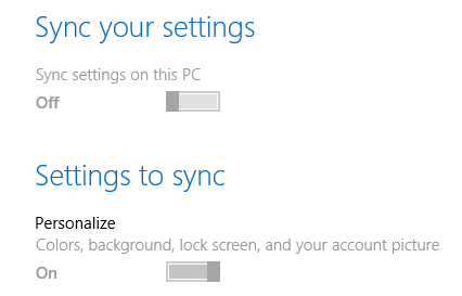 Turn of all PC sync settings turn-of-all-pc-sync-settings
