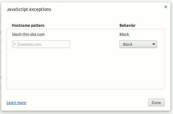 chrome-javascript-exception