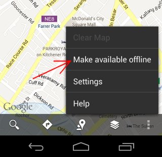 google-maps-make available-offline