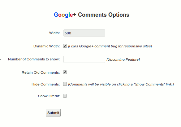 google-plus-comments-widget-settings
