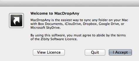 You'll need to agree to abide by the terms of the Zibity Software License.
