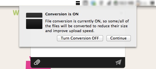 Minbox includes automatic file conversion.