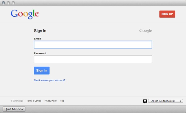 Sign into your Google account.