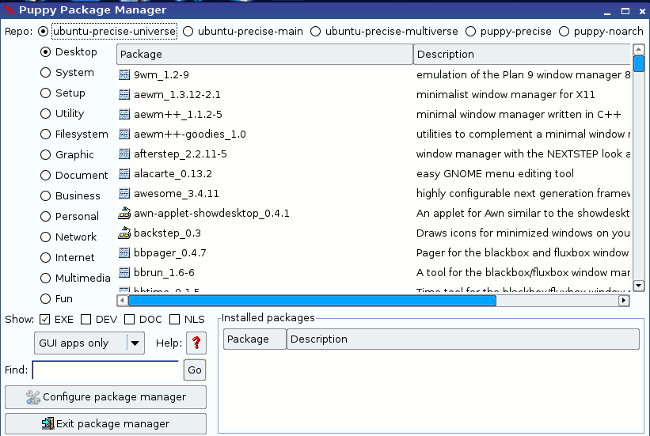 precise-puppy-package-manager