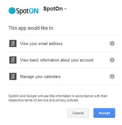 Extension permissions for Spot Extension permissions for Spot