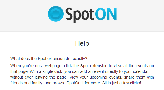 Spot - Calendar's Best Friend Help spot-calendar's-best-friend-help