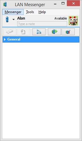 lan-messenger-main-screen