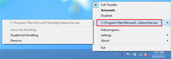 fullthrottle-settings-program