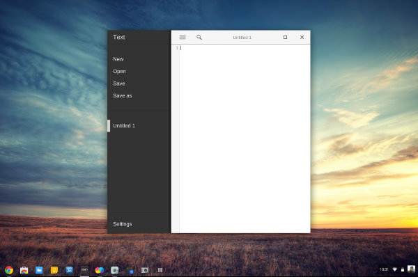 Chrome packaged apps - Text