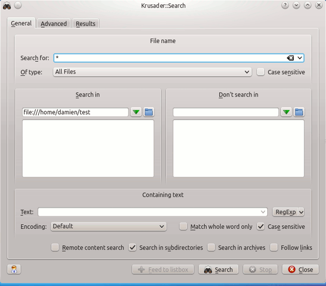 krusader-advanced-search