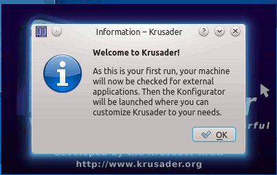 krusader-first-run
