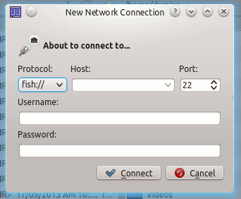 krusader-network-connection