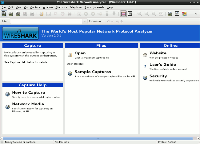 remnux-wireshark-interface