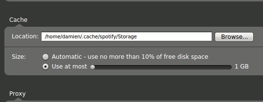 spotify-cache-size