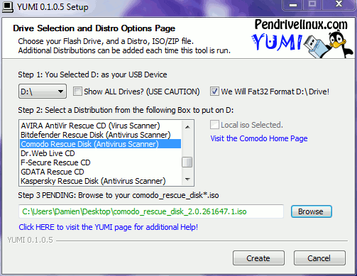 yumi-distro-installation