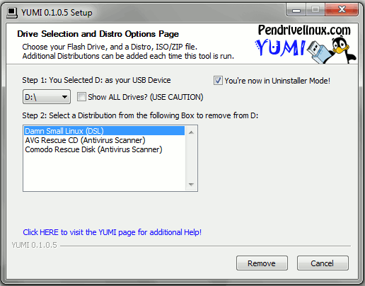 yumo-remove-distro