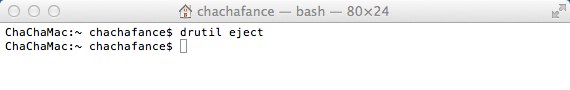 Enter this simple command in terminal to eject a stuck CD/DVD.