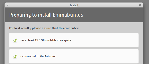 Emmabunt&uuml;s install