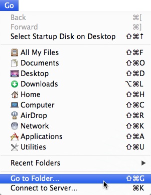 Select the 'Go to Folder' option in the Go menu in Finder.