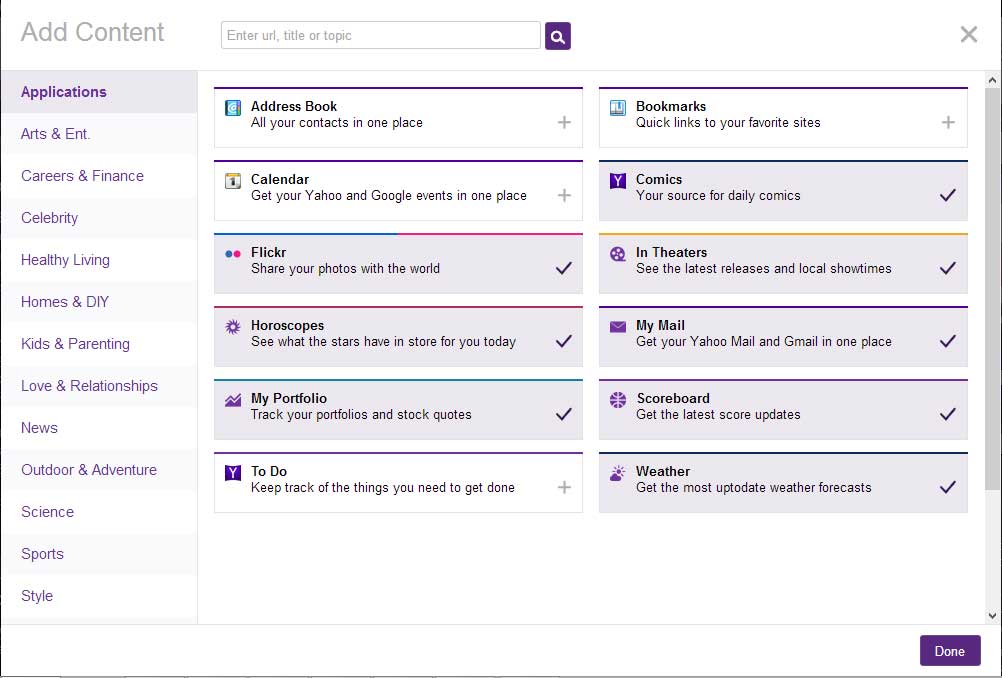 my-yahoo-add-content