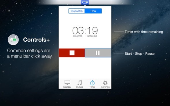 Controls+ for Mac - Stopwatch