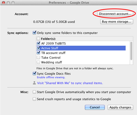 Google-Drive-Crashing-Disconnect-Account