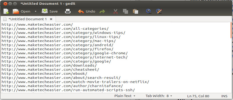 How to Copy All Links on a We Page in Firefox