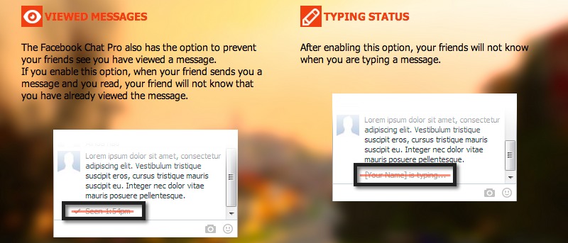 With Facebook Chat Pro You Can Prevent Friends From Seeing When You View a Message