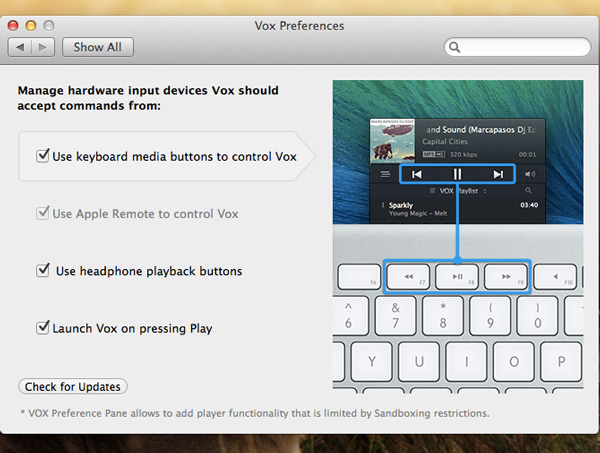 Vox-Media-Player-Change-Keys