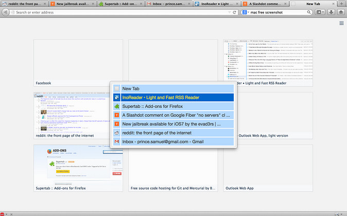Supertab for Firefox in action - Alt+Tab to cycle open tabs. Supertab for Firefox in action - Alt+Tab to cycle open tabs.