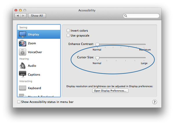 Change-Cursor-Size-OS-X-Cursor-Size