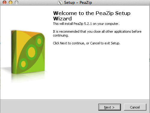 wineskin-peazip-installation