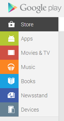 NavigateGooglePlay-Departments
