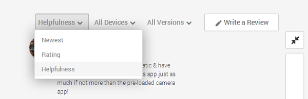 NavigateGooglePlay-Reviews-Filters