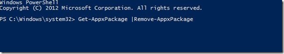 Remove Pre-installed Programs Windows 8 - Power Shell