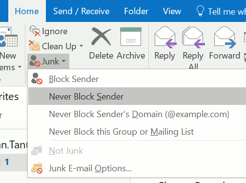 outlook-never-block-sender