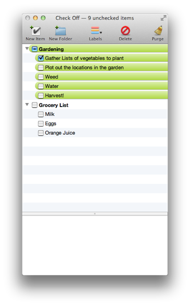To-do lists for mac - checkoff