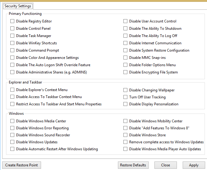 tweaker-security tweaker-security