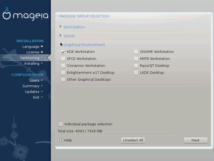 Mageia pick desktop