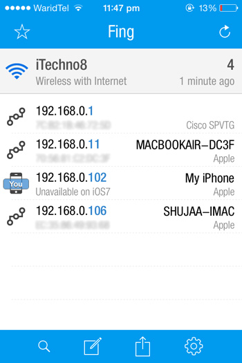 Wake-Up-Mac-Using-iPhone-Fing-Home-Screen