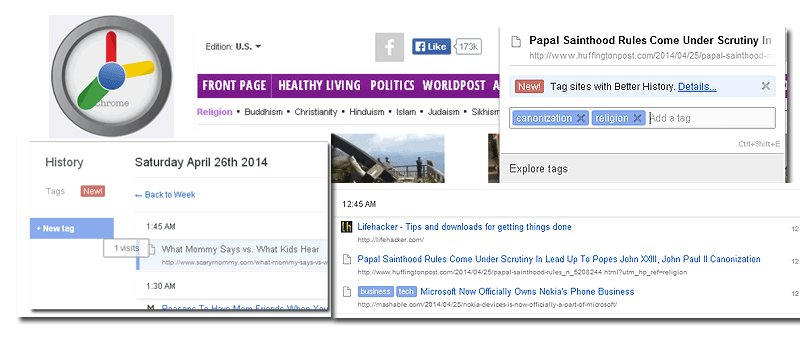 How to Organize History By Tags in Google Chrome