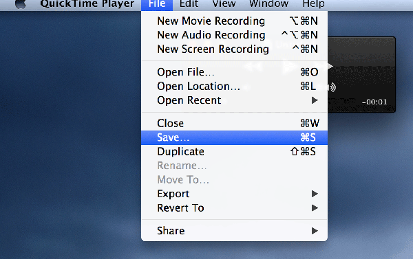 record sound on mac - save